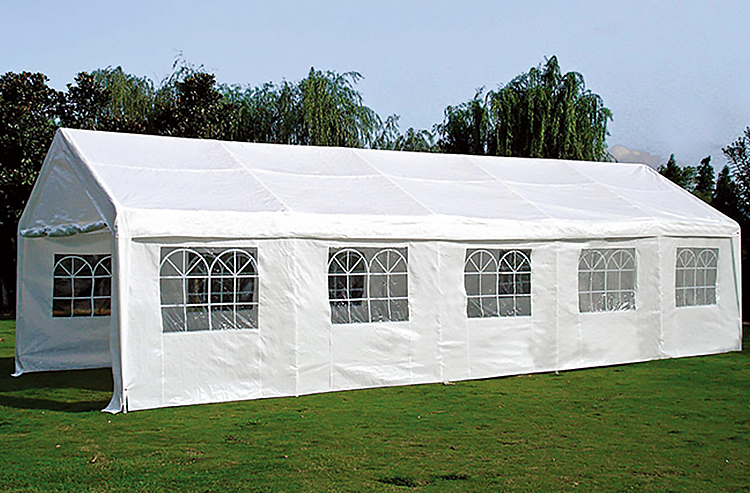 אוהל ארועים מחוזק PVC 6*12 מטר -72 מ"ר